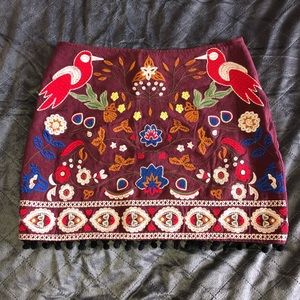 Embroidered Skirt
